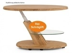 4328 Couchtisch oval höhenverstellbar 4328 Couchtisch oval höhenverstellbar