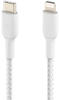 Belkin CAA004bt2MWH, Belkin Boost Charge Lightning - USB-C Braided Cable 2 Meters
