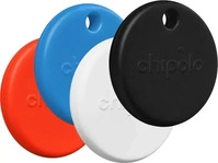 Chipolo CH042, Chipolo POP Schwarz/Wei&szlig;/Rot/Blau - 4-Pack