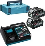 Makita 191J81-6, Makita XGT Akku-Set: 2x BL4025 + DC40RA in MakPac (191J81-6)