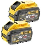 Dewalt DCB547X2-XJ Akku-Set 2x Flexvolt 18V/54V; 9,0Ah/3,0Ah