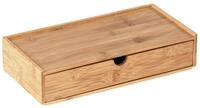 WENKO Bambus Box Terra mit Schublade, versteckte Aufbewahrungsm&ouml;glichkeit f&uuml;r Bad,
