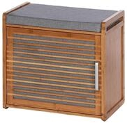 WENKO Schuhschrank Bahari, nachhaltiger umweltfreundlicher Bambus, 2 B&ouml;den,