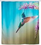 WENKO Duschvorhang,&nbsp;180 x 200 cm, Textil, Polyester, waschbar, verschiedene Motive