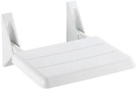 WENKO Duschklappsitz Secura, Duschsitz zum Klappen, 120 kg Tragkraft, ABS-Kunststoff