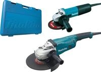 Makita Winkelschleifer Set DK0053G, 2200 W | &Oslash; 230 mm & 840 W | &Oslash; 125 mm, mit