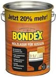 Bondex Holzlasur f&uuml;r Au&szlig;en, witterungsbest&auml;ndig, 4,8 l, Eiche Hell