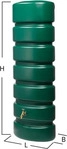 GARANTIA 326030, GARANTIA Gartentank CLASSICO, 650 Liter, dunkelgr&uuml;n,