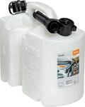 STIHL Kombi-Kanister Standard Transparent, f&uuml;r 5 L Kraftstoff und 3 L
