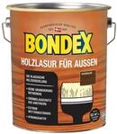 Bondex Holzlasur f&uuml;r Au&szlig;en, witterungsbest&auml;ndig, 4 l, Nussbaum