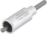 wolfcraft Bohrkrone, Hartmetall, mit Schaft & Bohrer, verschiedene Durchmesser,