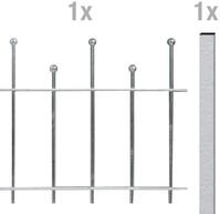 Alberts Zaun-Erweiterung&nbsp;Madrid, H: 495 mm L: 2 m, feuerverzinkt, zum...