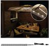 Paulmann Mobile Strip Parasol Schirm-Beleuchtung IP44 4er-Set, 4x40cm,
