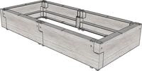 Juwel Hochbeet Timber Grund- oder Aufbau-Set, Holzoptik, witterungsbest&auml;ndig,