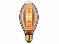 Paulmann LED Kerze Innenkolben Ring, 4W = 21W, 200 lm, E27, Gold, Goldlicht (1800 K)