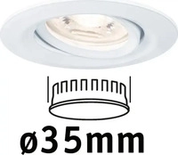 Paulmann Licht 94292, Paulmann Licht Paulmann EBL Nova mini Coin rund schwenkbar LED