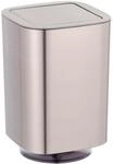 WENKO Schwingdeckeleimer Auron, Kosmetikeimer mit Schwingdeckel, 5,5 Liter, Bad,