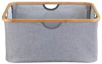 WENKO W&auml;schekorb Bahari aus Bambus, faltbarer W&auml;schesammler, 50 Liter