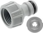 Gardena Hahnverbinder f&uuml;r Wasserhahn, 21 mm, G 1|2", Anti-Splash,