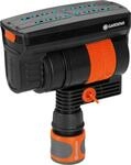 Gardena Pipeline Viereckregner, Rasensprinkler zu 360&deg; schwenkbar, oberirdische