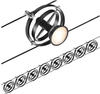 Paulmann Seilsystem Cardan Basisset | Seillampe 8 Spots | ohne Leuchtmittel | GU5,3 
