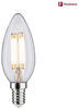 Paulmann LED Filament Kerze, 4,5W = 40W, E14, 470 lm, klar, Warmweiß (2700 K)