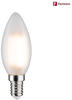 Paulmann LED Filament Kerze, Ø 35 mm, 6,5W = 60W, E14, 806 lm, matt, Warmweiß (2700