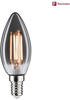 Paulmann 1879 Filament 230V LED Kerze, E14, 145 lm, 4W, 1800 K, dimmbar, Rauchglas