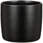 Scheurich Solido Blumentopf aus Keramik, rund, Ebano, 17,6 x 16 cm