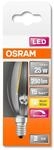 Osram LED Retrofit CLASSIC B DIM, 2,8W = 25W, 250 lm, E14, 300&deg;, 2700 K