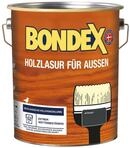 Bondex Holzlasur f&uuml;r Au&szlig;en, witterungsbest&auml;ndig, Holzschutz, UV-Schutz, Anthrazit,