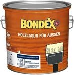 Bondex Holzlasur f&uuml;r Au&szlig;en, witterungsbest&auml;ndig, Holzschutz, UV-Schutz, Anthrazit,