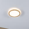 Paulmann LED Panel Atria Shine Backlight, IP44, rund, Holzoptik, Badleuchte
