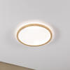 Paulmann LED Panel Atria Shine Backlight, IP44, rund, Holzoptik, Badleuchte
