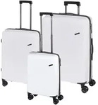 Check.IN 3-tlg. Kofferset ORLANDO mit 4 Rollen - wei&szlig; Koffer24