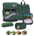 Belmil Premium Smarty Plus Schulranzenset 5-teilig - "Twist of Lime" Koffer24