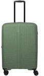 Travelite AIR STRIPE Trolley M (66 cm) erweiterbar - Green Koffer24