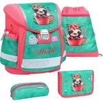 Belmil Classy ergonomisches Schulranzen-Set 4-teilig - Cute Sloth Koffer24