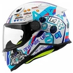 LS2 FF812 KID Kinderhelm Next Level weiss Gr. S 47/48