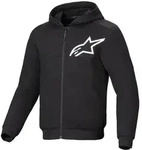 Alpinestars Chrome V2 Hoodie schwarz wei&szlig; Gr. L
