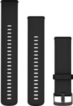 Garmin Silikonarmband Schwarz 22&nbsp;mm