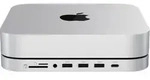 Satechi Aluminum Mac mini / Mac Studio Stand Hub Silber mit SSD-Steckplatz