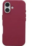 Otterbox Symmetry Apple iPhone 16 Backcover mit MagSafe Magnet Leder Rot