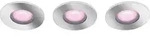 Philips Hue Xamento Badezimmer Einbaustrahler White & Color - Chrom - Rund 3er-Pack