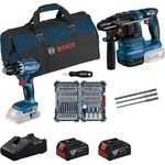 Bosch Professional GBH 18V-22 + GSR 18V-45 Kombiset + Zubeh&ouml;r