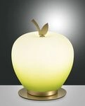 Fabas Luce LED-Tischleuchte Wendy Messing satiniert gr&uuml;n 3762-30-155 8019282546313