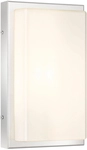 LCD Wandau&szlig;enleuchte mit Sensor 29x17cm Edelstahl 048SEN 8033239437271