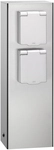 LCD 2-fach Schuko-Steckdosens&auml;ule 26cm Edelstahl 019 4260277680770