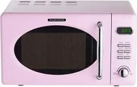 Wolkenstein 13088, WOLKENSTEIN Mikrowelle WMW720, Retro, 700 W, pink