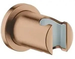Rainshower hand shower holder for wall, brushed warm sunset